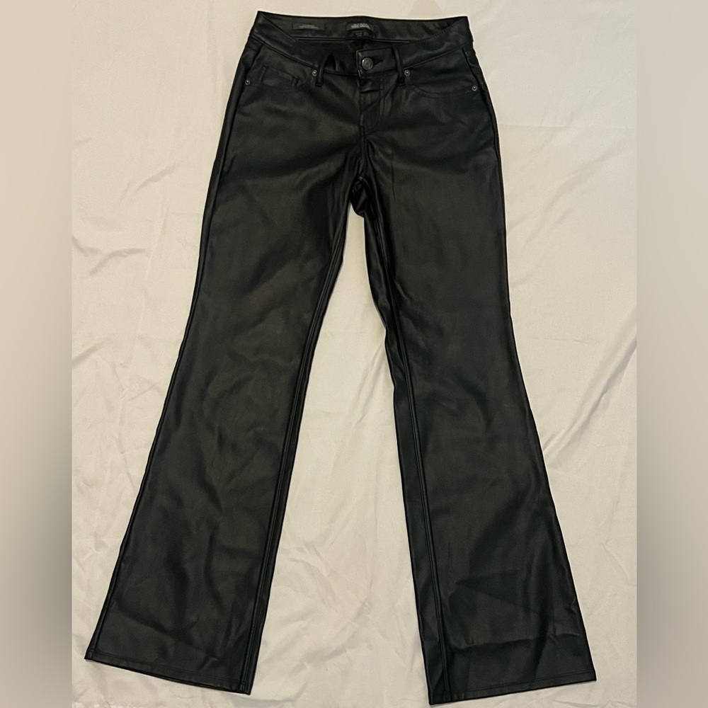 Wild Fable Black Faux Leather Pants